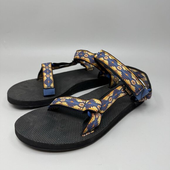 Womens Teva Size 9 Aztec Print Ankle Strap Hiking Sandals 1003987 - Picture 3 of 9